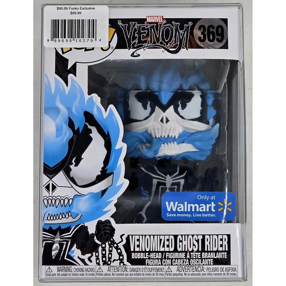 NEW Funko Pop! Marvel Venom: Venomized Ghost Rider (Blue) Walmart Excl #369